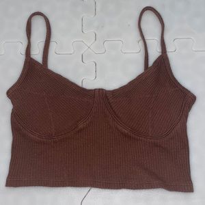 Pacsun Brown Tanktop